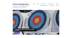 Desktop Screenshot of pharmastrategyblog.com